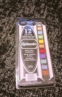 Alphacolor 12 Piece Soft Pastels Sets: Basic, Portrait, Char-Kole Color Sets