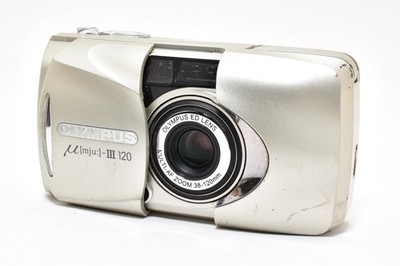 [Near MINT] Olympus μ mju III 120 35mm Point & Shoot Film Camera From JAPAN