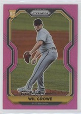 2021 Panini Prizm Tier II Pink Prizm Wil Crowe #102 0h1v