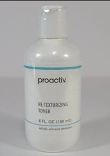 Proactiv Re-texturizing Toner Salicylic Acid Acne Medication 6oz EXP 03/2026
