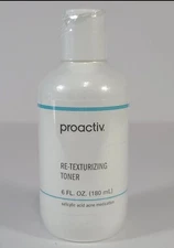 Proactiv Re-texturizing Toner Salicylic Acid Acne Medication 6oz EXP 03/2026