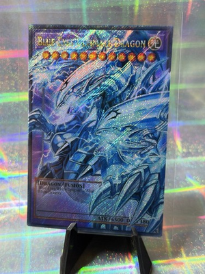 #ad #ad Yu Gi Oh TCG Blue Eyes Ultimate Dragon Custom Platinum Secret Rare $10.00