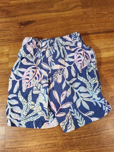 Lilly Pulitzer Junior Boys Capri Swim Trunks XS Blue Nautical Seaweed Swimsuit - Picture 4 of 4