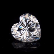 Beautiful White Heart Cut Diamond 2 Carat Loose Gemstone Brilliant Shine