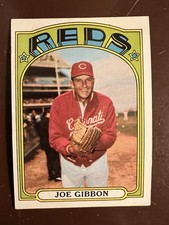 1972 Topps #382 - CINCINNATI REDS LHP  JOE GIBBON            72096