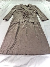 Alex Evenings 2 Piece Shimmery Jacket Dress Mother of the Bride Formal Size 14".