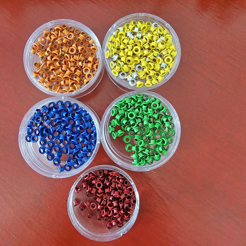 Approximately 500 Scrapbooking Journaling Tiny Eyelets With Organizer Craft Lot