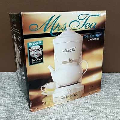 VTG Sealed Wedding Gift? Mrs. Tea By Mr. Coffee Hot Tea Maker ''Details'' HTM1D 6C