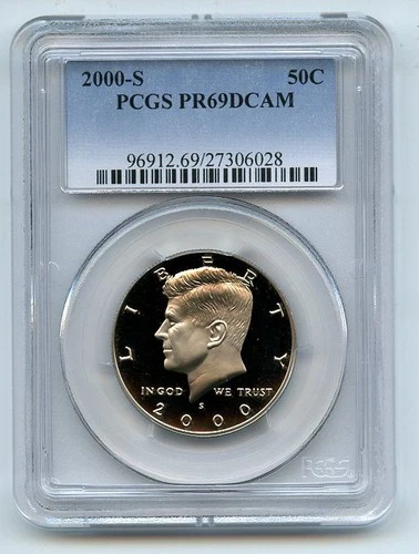 2000-S Kennedy Half Dollar Proof — photo from the most recent tracked eBay sale