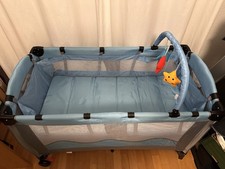 Kinder Reisebett Faltbar mit Matratze und Tragetasche