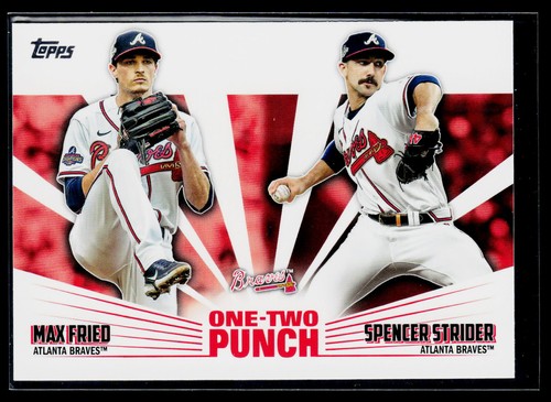 2023 Topps Max Fried / Spencer Strider #12P-25 One-Two Punch Atlanta ...