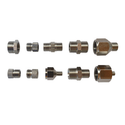 AIRBRUSH ADAPTER VERBINDUNGSSTÜCKE für AIRBRUSHPISTOLEN und AIRBRUSHKOMPRESSOREN
