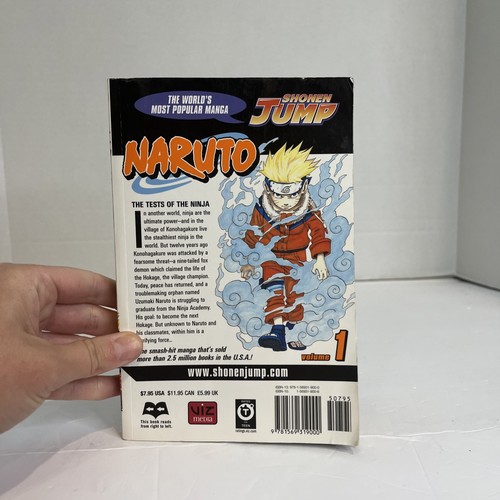 Naruto Vol. 1 by Kishimoto Masashi Paperback First Printing July 2003 - Picture 8 of 8
