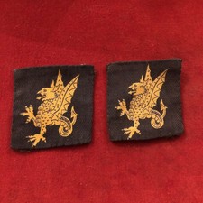 WW2 43rd (Wessex) Division Printed Formation Sign Patches