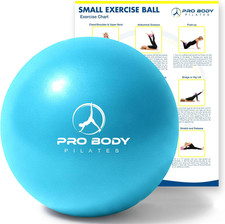 Small Exercise Ball - 9 Inch Workout Ball for Stability, Barre, Yoga, Core  Phy