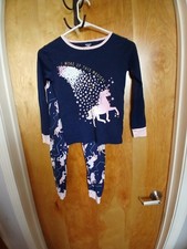 GIRLS CARTER'S 2 PIECE PAJAMAS SET SIZE 10 UNICORN THEMED