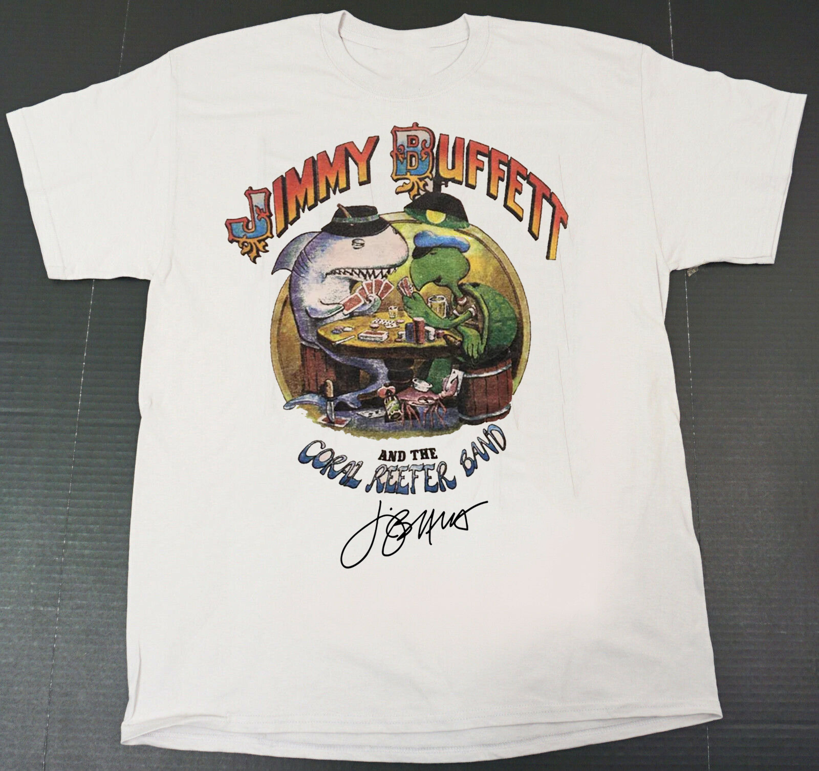 Jimmy Buffett And The Coral Reefer Band  White Men T Shirt Size S-4XL HEHE03