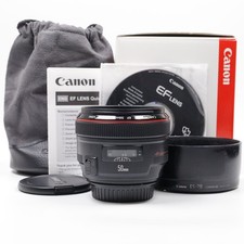 Canon EF 50mm f/1.2 L USM Lens Near Mint 7385LJ