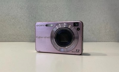 Sony Cybershot DSC-W120 Digitalkamera Rosa Funktioniert Siehe Beschreibung