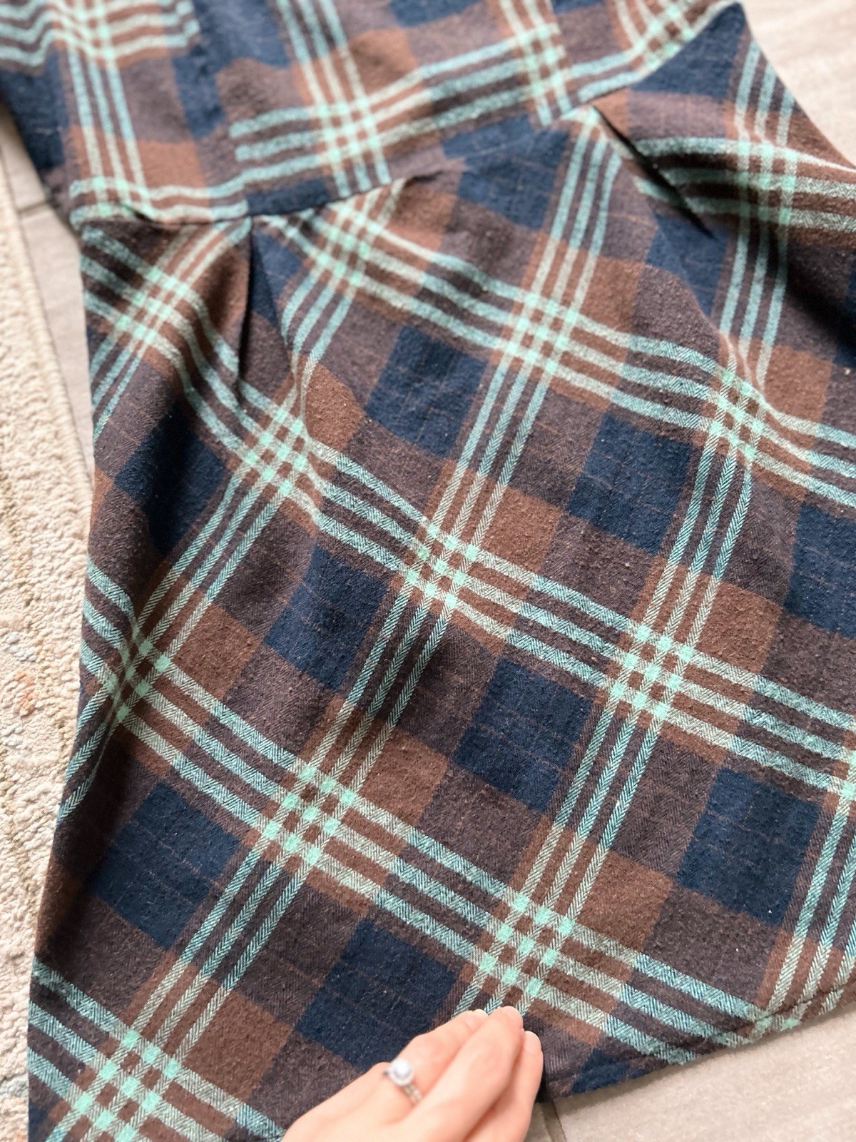 Plaid Retro Dress Micro Mini By Romwe 1960s Kitschy Style 