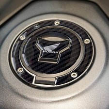 Honda Fuel Tank Cap Protection Sticker, 5-Hole - Honda Logo White