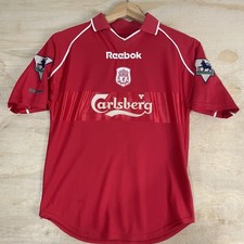 Vintage Liverpool FC Shirt Youth Medium EPL Football Reebok Owen 10 Jersey 90s