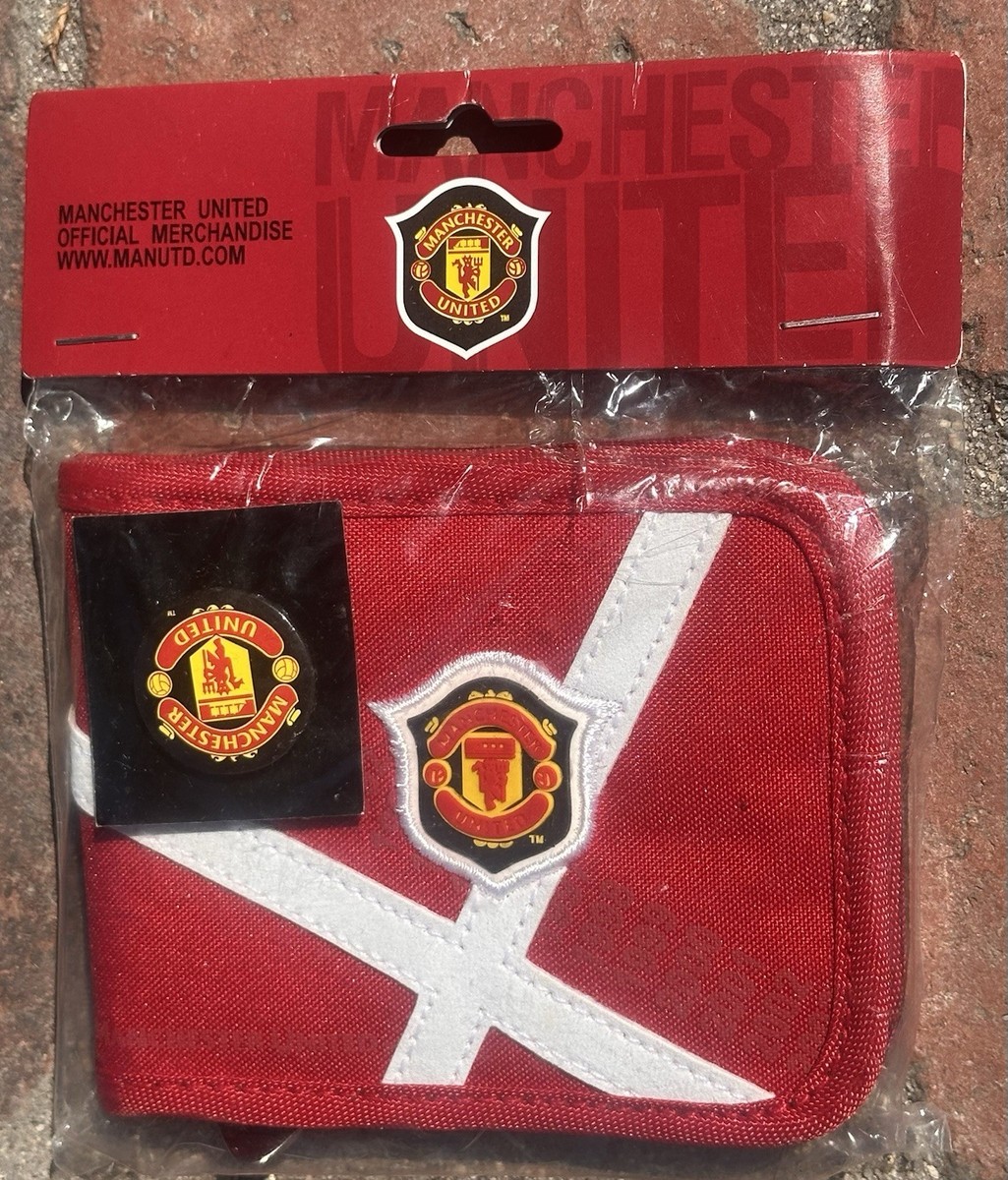 Manchester United Zipper Official Licensed Wallet - Men's/Boy's