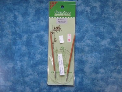 CHIAOGOO CIRCULAR PREMIUM BAMBOO 32'' KNITTING NEEDLES SIZE 5 NIP