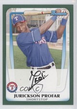 2011 Bowman Prospects Retail Green 227/450 Jurickson Profar #BP82 0w8