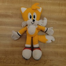 s Tails the Fox Plush with Zipper Pouch SEGA Collectible Stuffed Toy