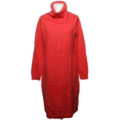 BPC Selection, Rollkragenkleid, Größe: M, Rot, Baumwolle/Polyamid #e4r