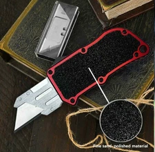 Aviation Aluminum Utility Knife Box Cutter Retractable Edc Replaceable Blade ...
