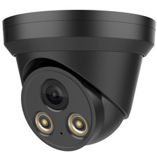 VIKYLIN POE 24h Full Color 8MP 4K Security IP CAMERA Turret MIC Outdoor Black US