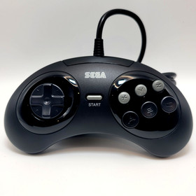 Retro-Bit Official Sega Genesis Controller 6-Button Arcade Pad - Black
