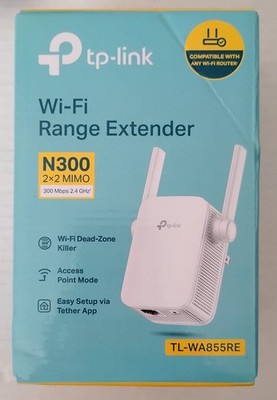 Tp-Link Wi-Fi Range Extender #TL-WA855RE - 300Mbps / 2.4GHz - Open Box, NEW