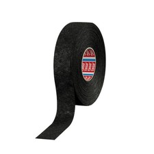 tesa 51608 Noise Damping PET Fleece Automotive Wire Harness Tape, Black, 19mm x