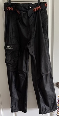 Grundens  Waterproof Rain Pants Fishing Black Mens Size Large