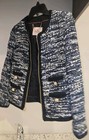 Juicy Couture tweed jacket navy blue + white size 4 — photo 8