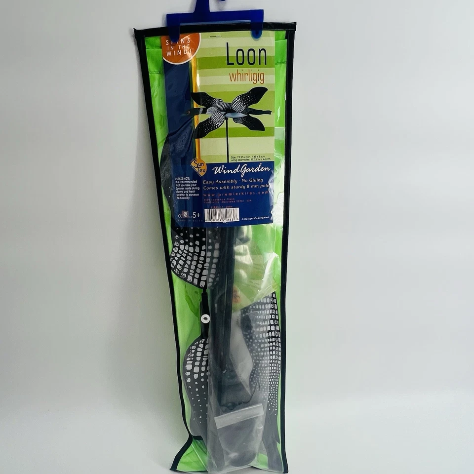 28" LOON WhirliGig Wind Spinner Garden Stake de Premier Kites & Designs Foto 2 de 4