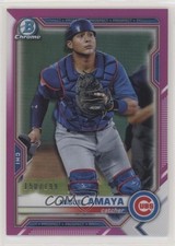 2021 Bowman Chrome Prospects Fuchsia Refractor /199 Miguel Amaya #BCP-148 0o0l