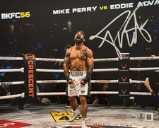Platinum Mike Perry Signed Autographed Bareknuckle FC 8x10 Photo BAS Beckett COA