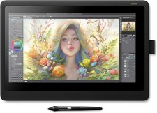 Wacom - Cintiq 16 Creative Pen Display Drawing Tablet - Black - DTK1660K0A