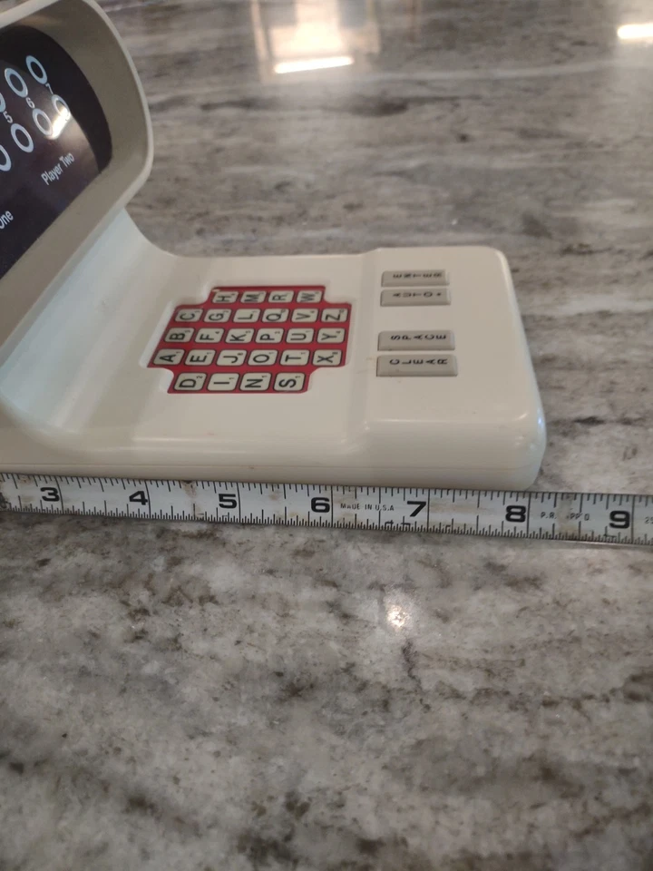 Винтаж 1978 Scrabble датчик электронный слово игры работает - блок только - сделано в США - Изображение 4 из 4