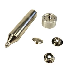 Durable Snap Setter Line 20 with Anvil - Leathercraft Hand Tool Setter for Snaps