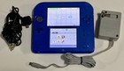 Blue Nintendo 2DS FTR-001 Handheld Console W/ AC Charger & Vehicle Charger