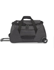 High Sierra 22 Inch Drop Bottom Wheeled Duffel Bag w/Handle, Mercury Open Box