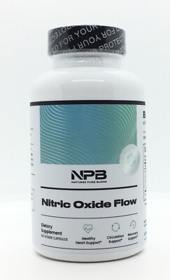 Nitric Oxide Flow Blood Pressure Support Improve Circulation-Natures Pure Blend