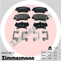 Zimmermann BremsbeläGe Bremsbelegsatz Vorne FüR Hyundai I30 KIA Ceed