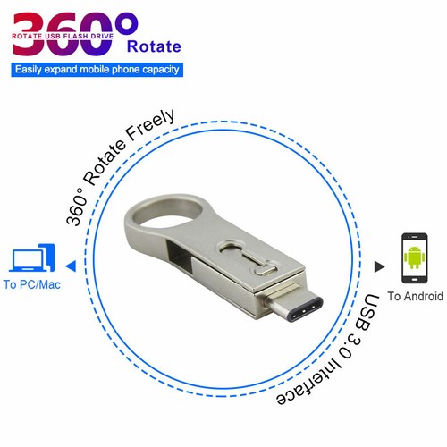 Mini unidad flash USB 3.0 tipo C 64 GB 32 GB 16 GB USB memoria pendrive disco U - Imagen 4 de 14