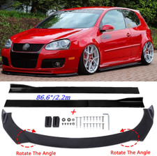 Für VW Golf 5 ED30 GTI Spoilerschwert Frontspoiler Spoilerlippe Seitenschweller